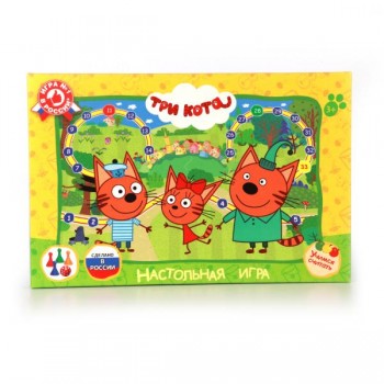 Настольная игра-ходилка "Умка" Три кота